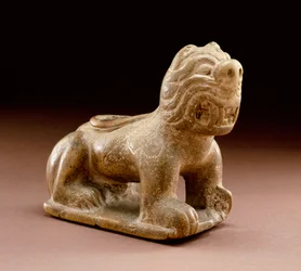Feline effigy pijp, 1200-1500